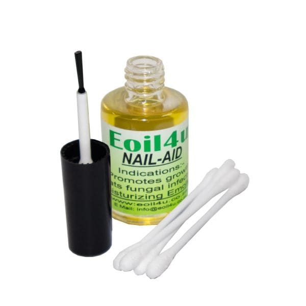 Nail adhesive and cotton swabs for nail care from Eoil4u, promoting healthy nail growth and preventing fungal infections with quality nail aid products 