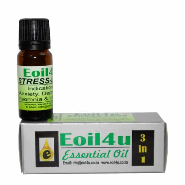 Relief from stress and anxiety with Eoil4u essential oil, promoting relaxation and mental clarity 